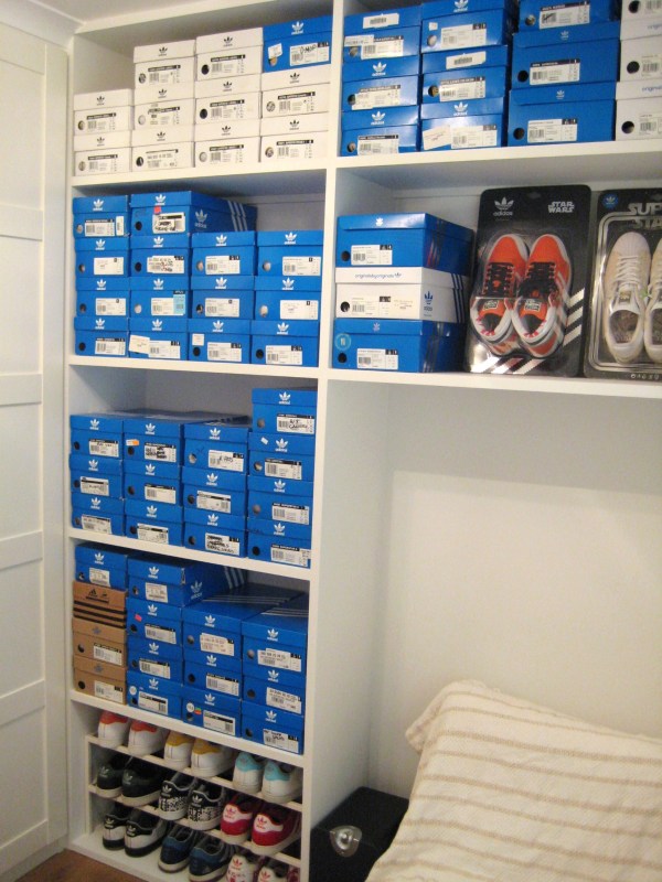adidas trainer storage